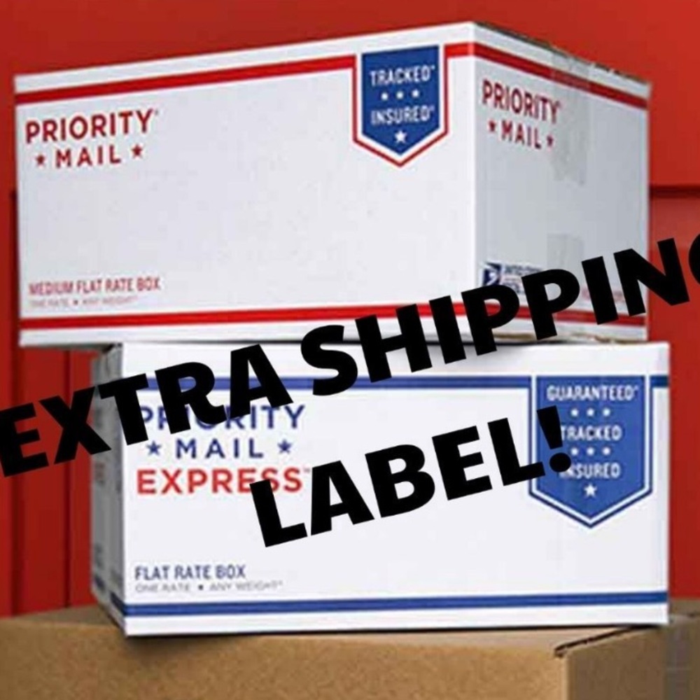 Extra Shipping Label for over 5lbs
